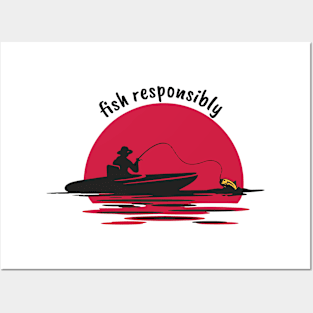 Fish Responsibly Posters and Art